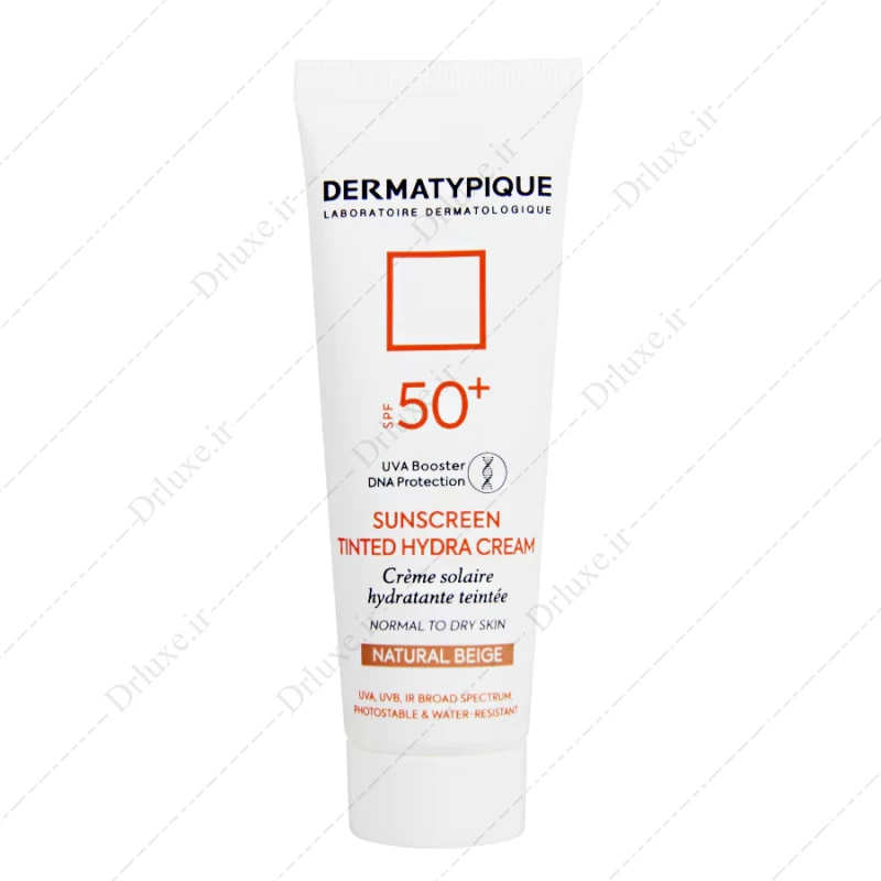 کرم ضد آفتاب SPF50 بژ طبیعی پوست خشک درماتیپیک 50 میلی لیتر - دکتر لوکس
